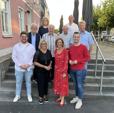 Der Vorstand des SPD Ortsvereins Hamm. Foto: Jochen Seelhammer.